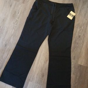 Black scrub pants